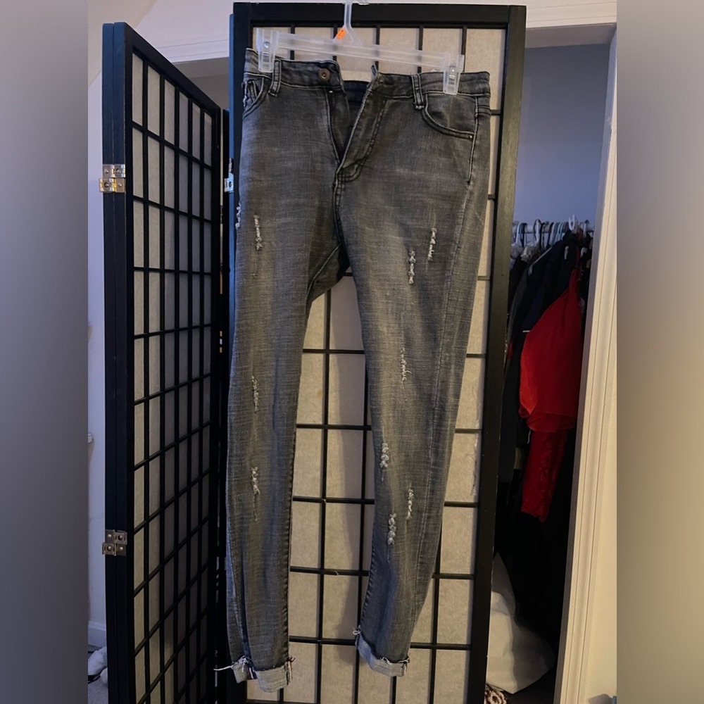 Black skinny jeans